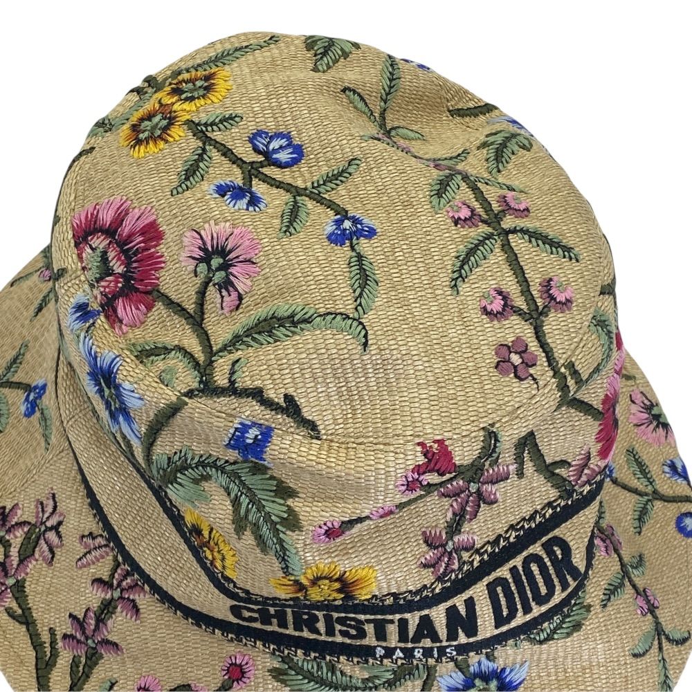 Dior D-bobby Bucket Hat Bob Flower Beige Multicolor — view 4