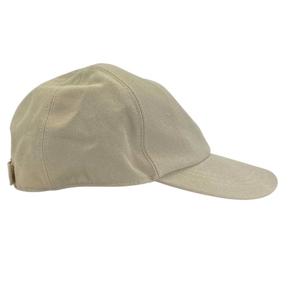 Dior Logo Baseball Cap Hat Cotton Beige — view 4