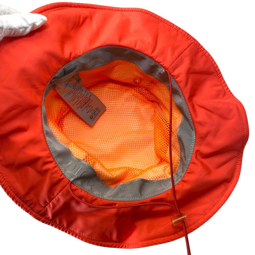 Dior Parley Collaboration Hat Safari Logo Polyester Orange — view 8