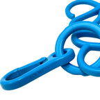 Loewe Anagram Bag Charm Key Holder Ring Metal Blue — view 7