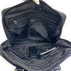 Prada Briefcase Business Nylon Saffiano Leather Triangle Logo Nero Black — view 5