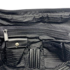 Prada Briefcase Business Nylon Saffiano Leather Triangle Logo Nero Black — view 8
