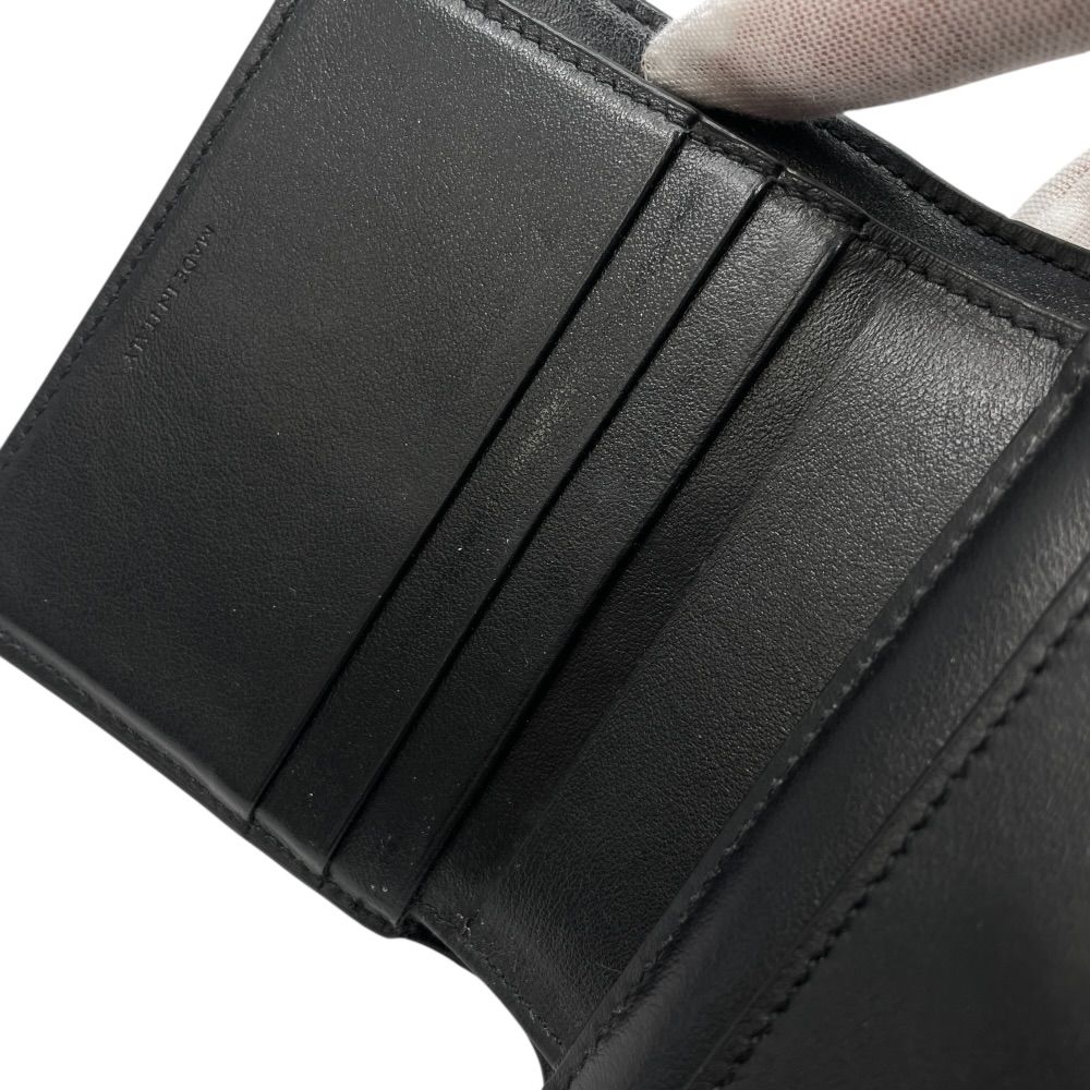 Celine Mini Trifold Wallet Compact Logo Leather — view 9