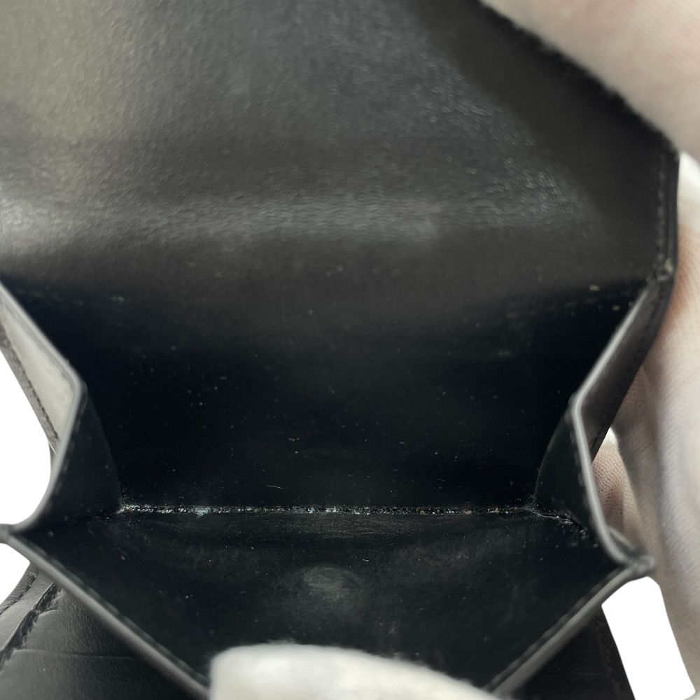 Celine Mini Trifold Wallet Compact Logo Leather — view 8