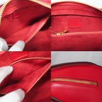 Louis Vuitton Pont Neuf Epi Castilian Red Handbag Gold — view 7