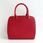 Louis Vuitton Pont Neuf Epi Castilian Red Handbag Gold — view 2
