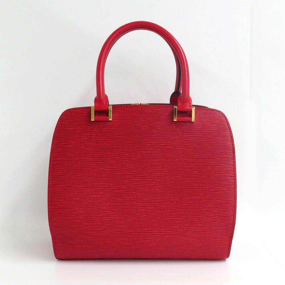 Louis Vuitton Pont Neuf Epi Castilian Red Handbag Gold — view 2