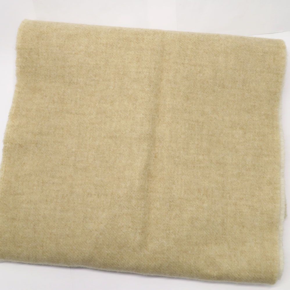 Loewe Scarf Anagram Ivory Beige Wool Cashmere Bicolor — view 5