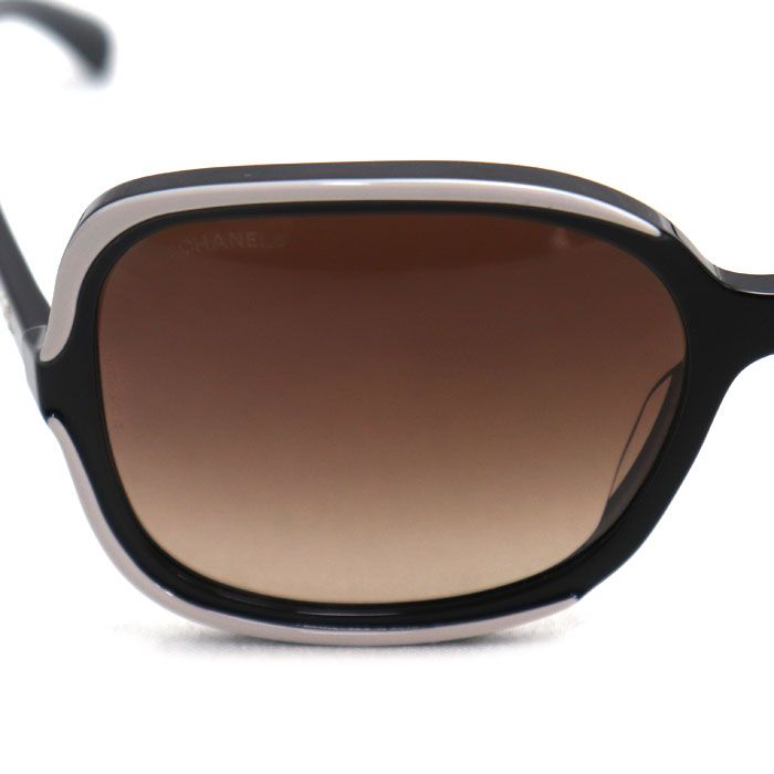 Chanel Sunglasses Black S5 Gray — view 5
