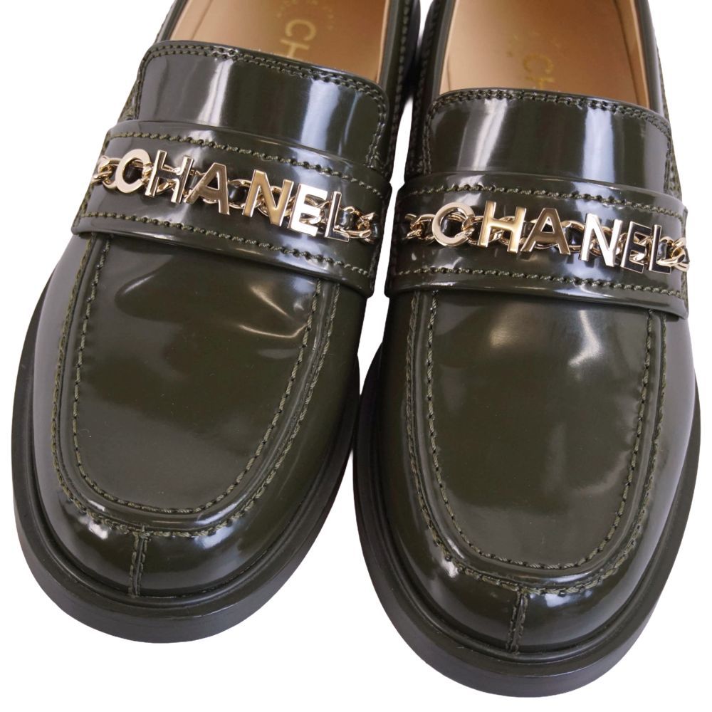 Chanel Loafers 22K Moccasins Logo — view 3