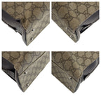 Gucci GG Supreme Canvas Leather Business Bag Handbag — view 3