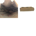 Gucci Beige Brown Silver GG Canvas Leather Shoulder Bag — view 9