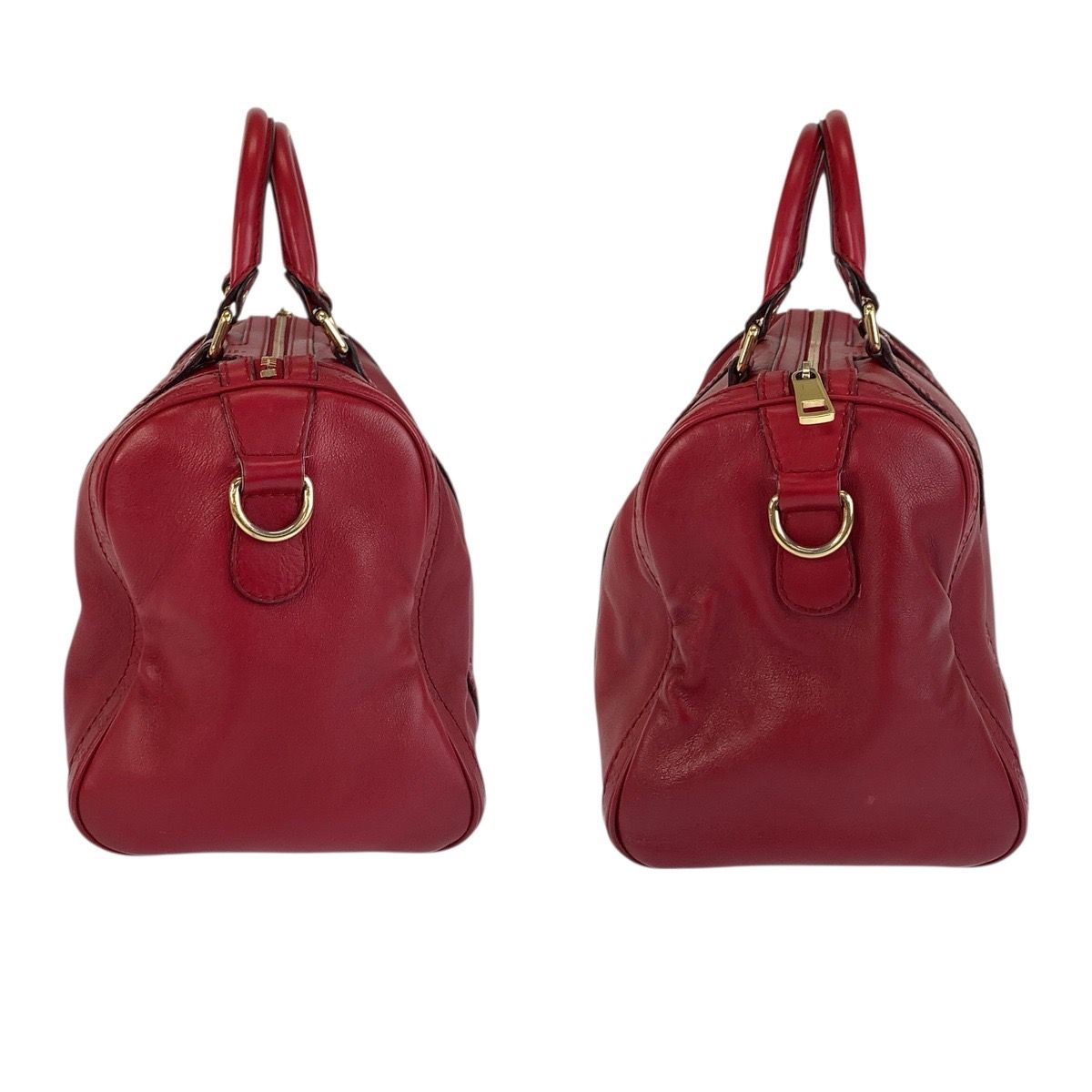 Gucci Micro Guccissima Red Gold Leather Mini Boston Bag 2-Way — view 7