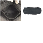 Prada Tessuto Black Nylon Leather Tote — view 9