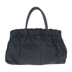 Prada Tessuto Black Nylon Leather Tote — view 2