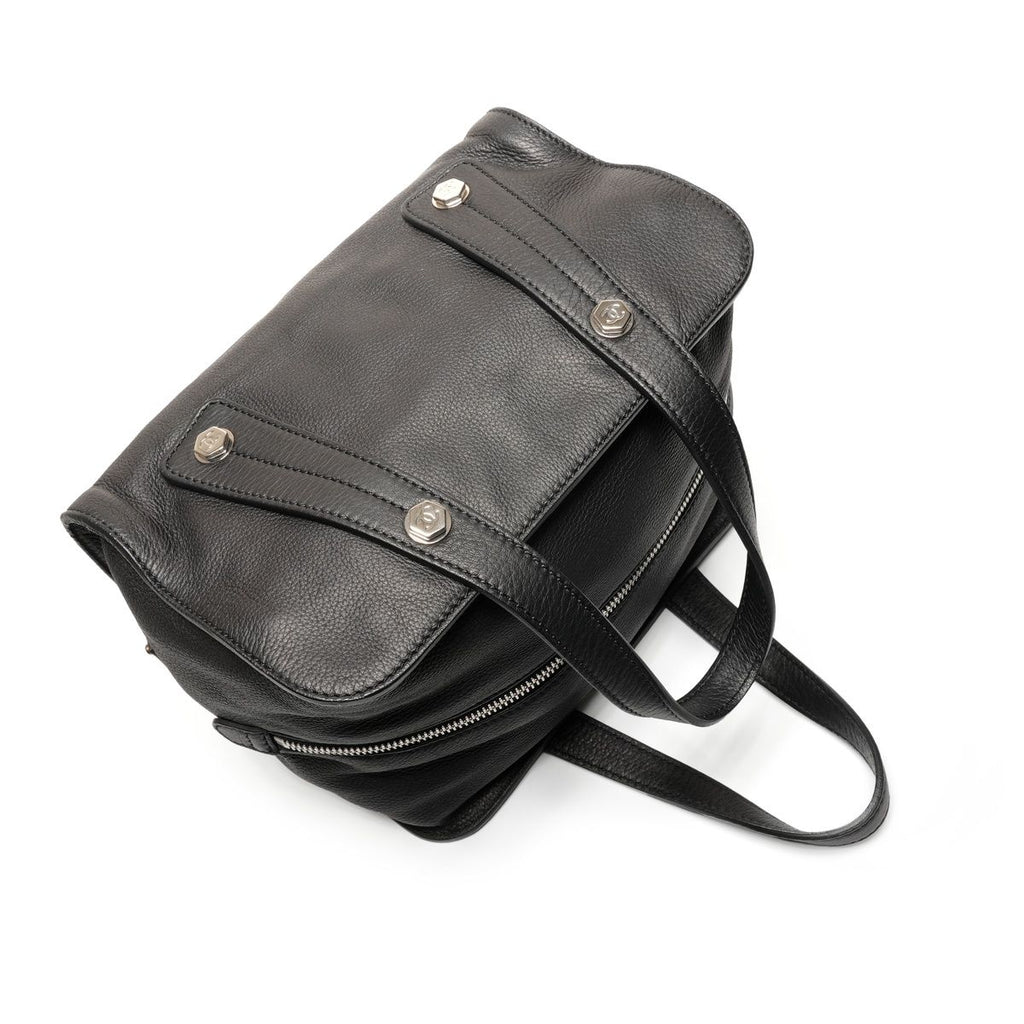 Chanel Handbag Leather Black — view 8