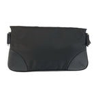 Prada Tessuto Black Nylon Leather Belt Bag — view 2