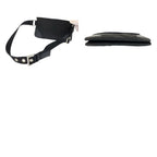 Prada Tessuto Black Nylon Leather Belt Bag — view 9