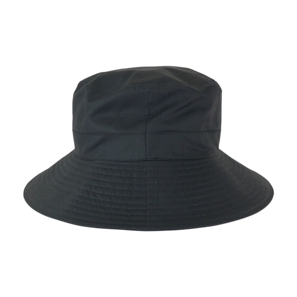 Hermes Black Silk Bucket Hat Noir — view 3