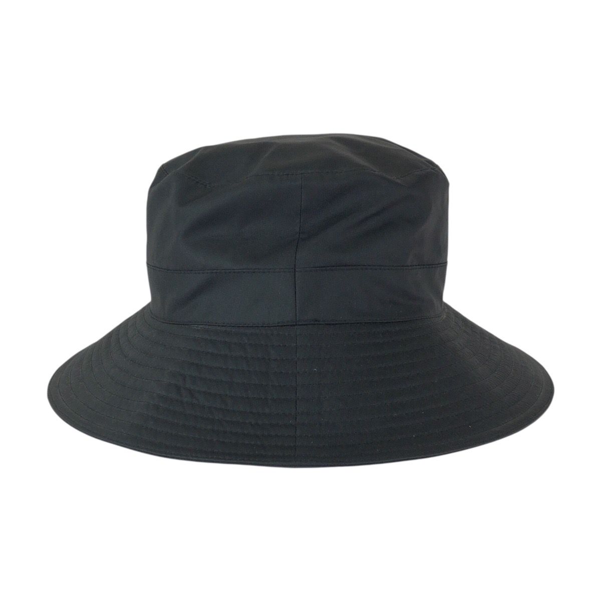 Hermes Black Silk Bucket Hat Noir — view 3