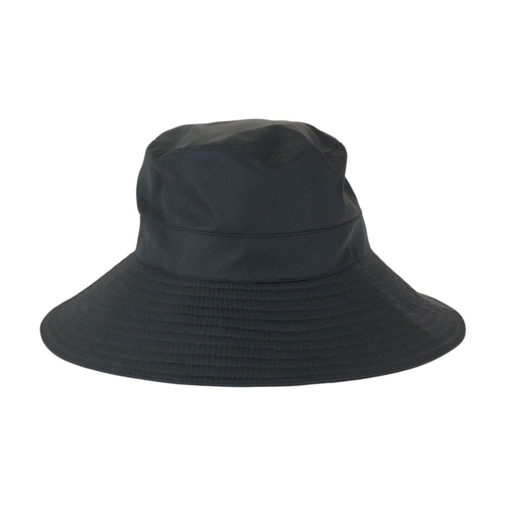 Hermes Black Silk Bucket Hat Noir — view 2