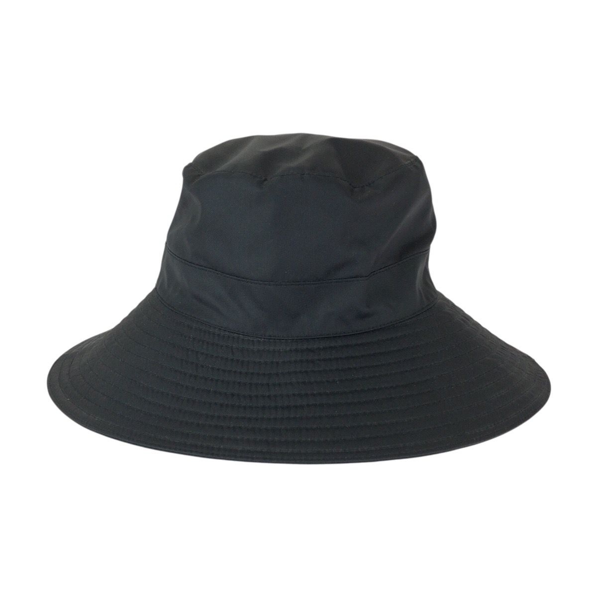 Hermes Black Silk Bucket Hat Noir — view 4