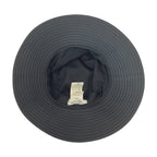 Hermes Black Silk Bucket Hat Noir — view 5