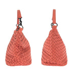 Bottega Veneta Intrecciato Pink Salmon Leather Shoulder Bag — view 8