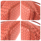 Bottega Veneta Intrecciato Pink Salmon Leather Shoulder Bag — view 3