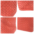 Bottega Veneta Intrecciato Pink Salmon Leather Shoulder Bag — view 6