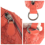 Bottega Veneta Intrecciato Pink Salmon Leather Shoulder Bag — view 5