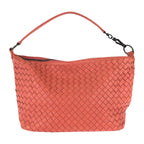 Bottega Veneta Intrecciato Pink Salmon Leather Shoulder Bag — view 2