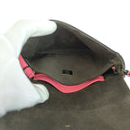 Fendi Monster Star Micro Baguette Pink Silver Shoulder Bag — view 8
