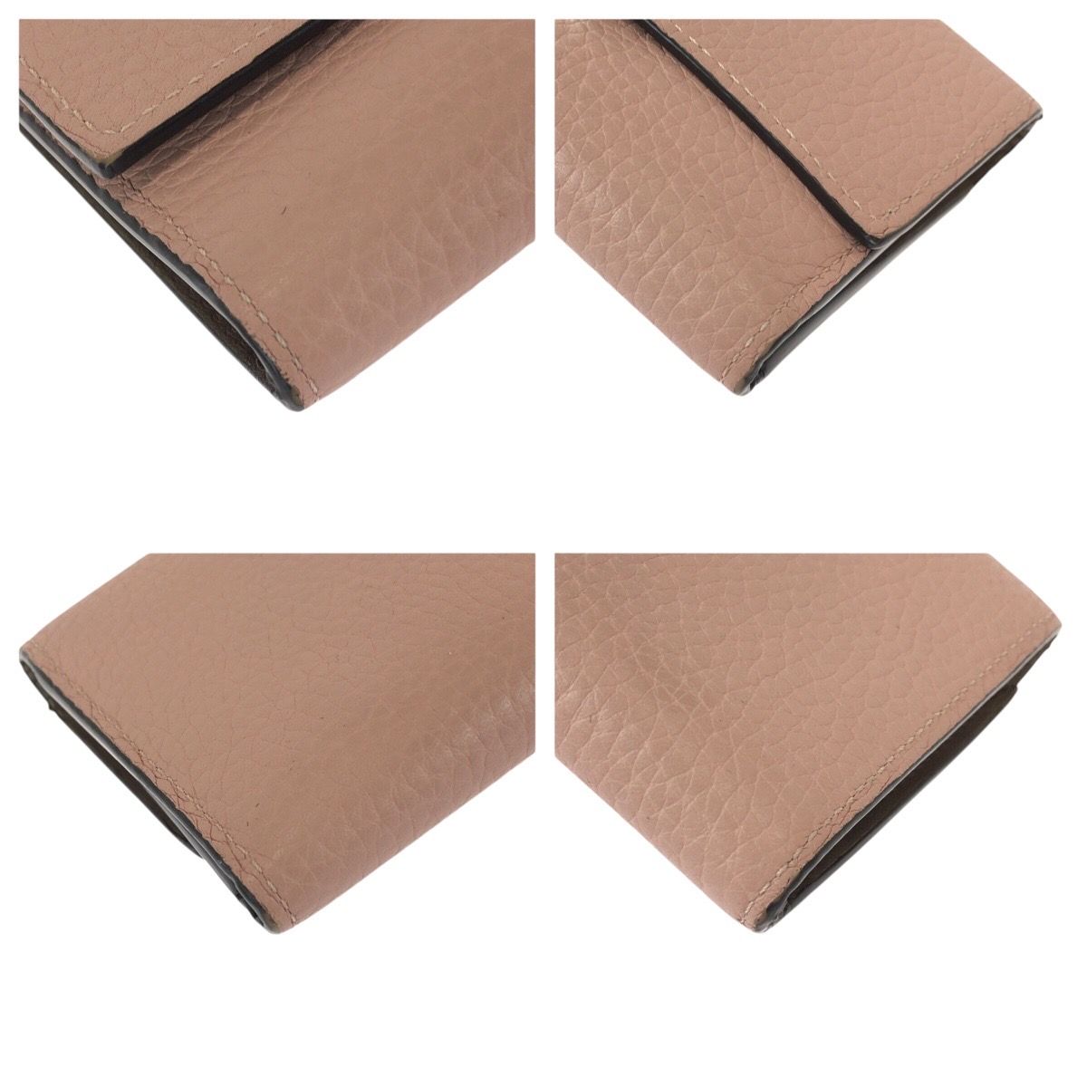 Louis Vuitton Portefeuille Capucines Compact Pink Silver Leather — view 3