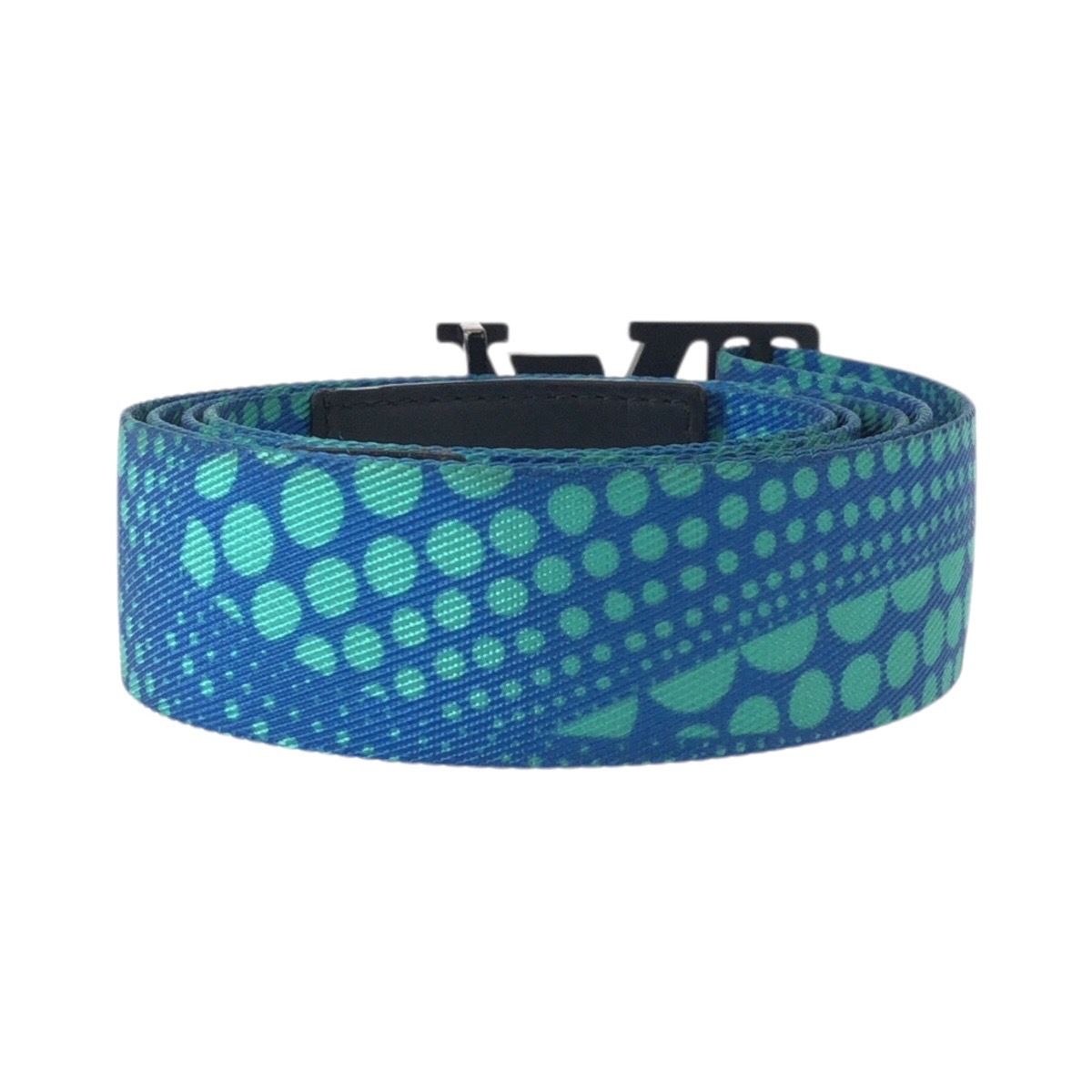 Louis Vuitton Ceinture LV Webbing Yayoi Kusama Blue Black Textile — view 3