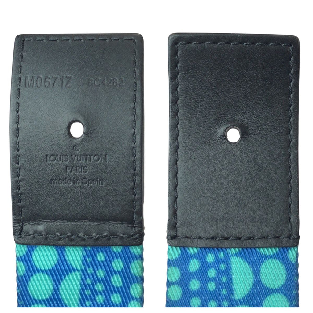Louis Vuitton Ceinture LV Webbing Yayoi Kusama Blue Black Textile — view 6