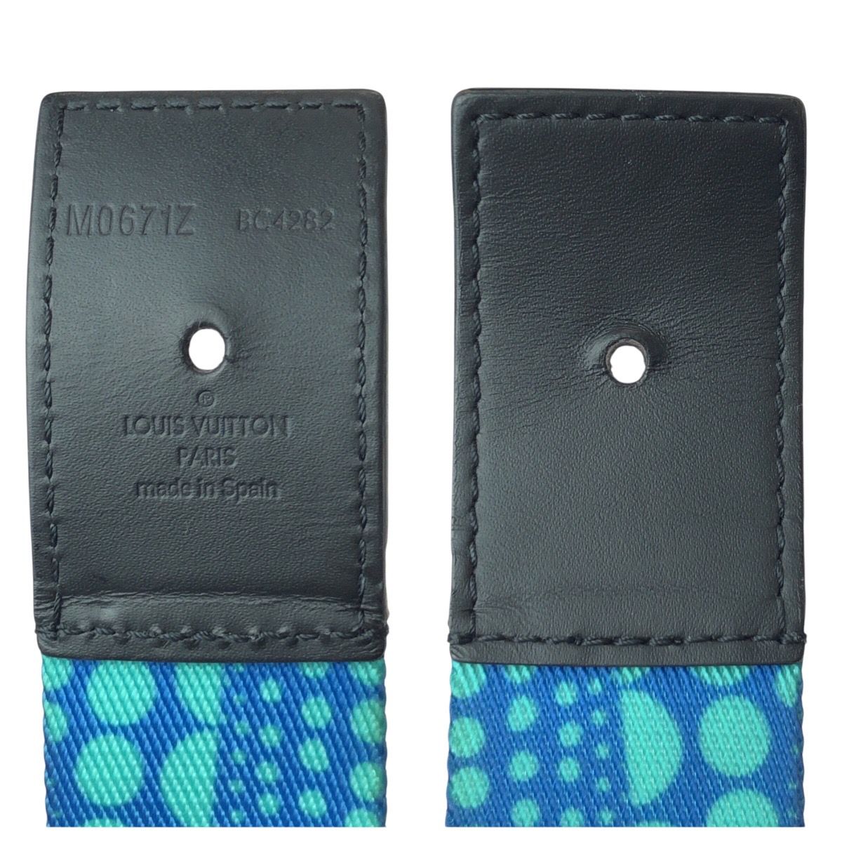 Louis Vuitton Ceinture LV Webbing Yayoi Kusama Blue Black Textile — view 6