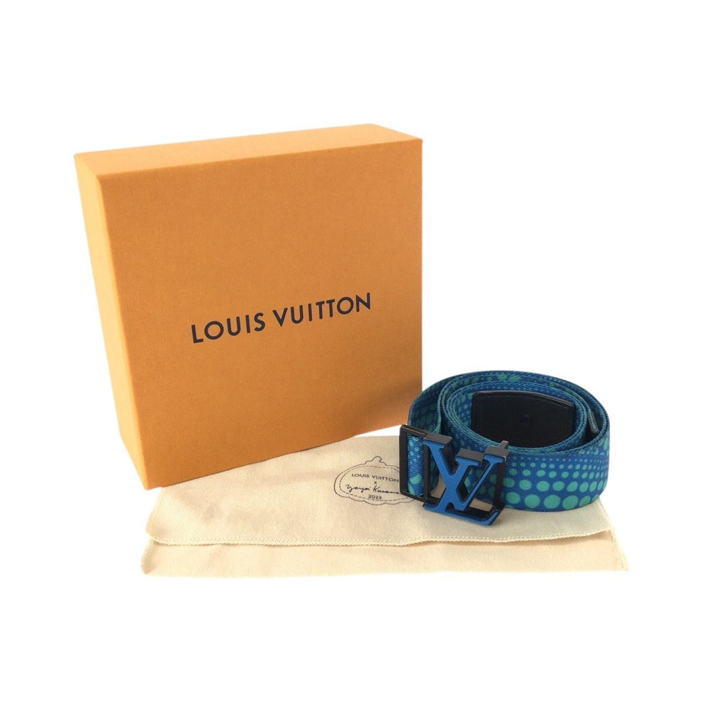 Louis Vuitton Ceinture LV Webbing Yayoi Kusama Blue Black Textile — view 9