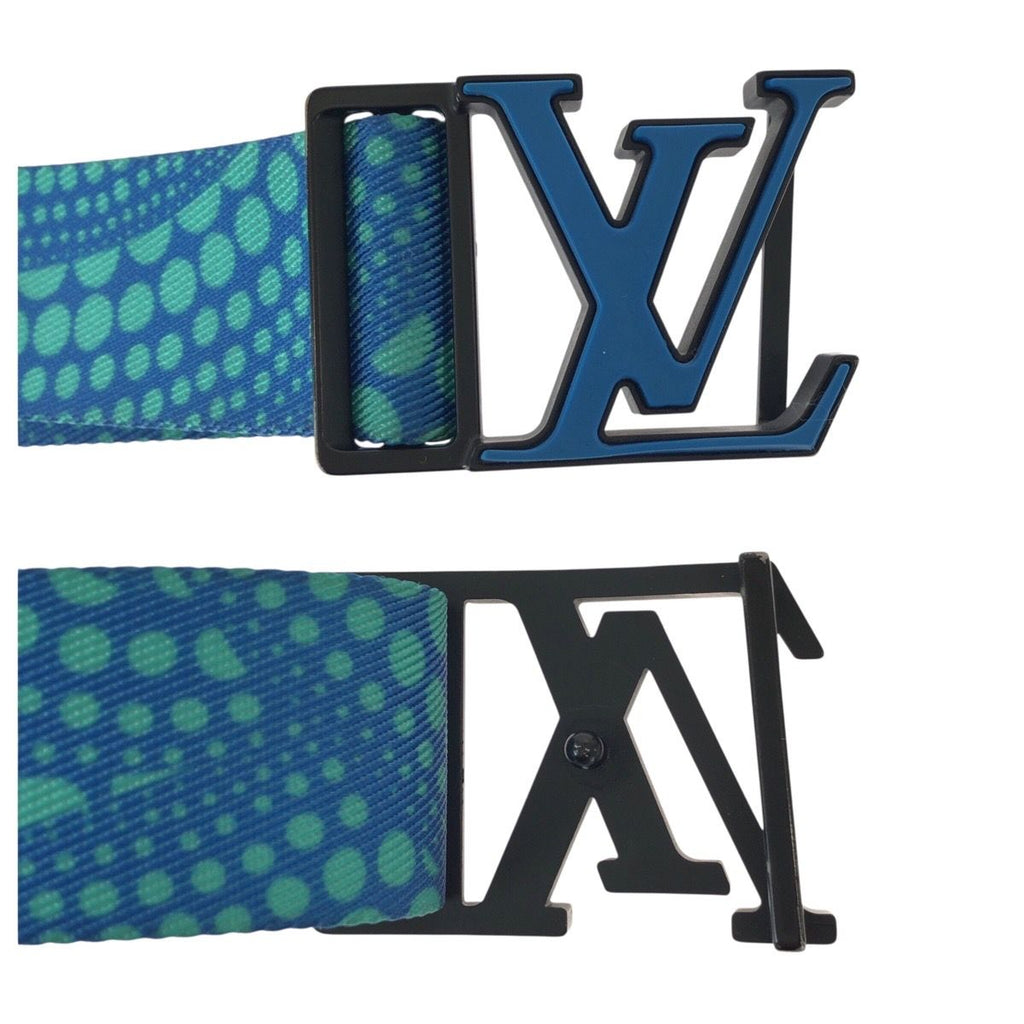 Louis Vuitton Ceinture LV Webbing Yayoi Kusama Blue Black Textile — view 5
