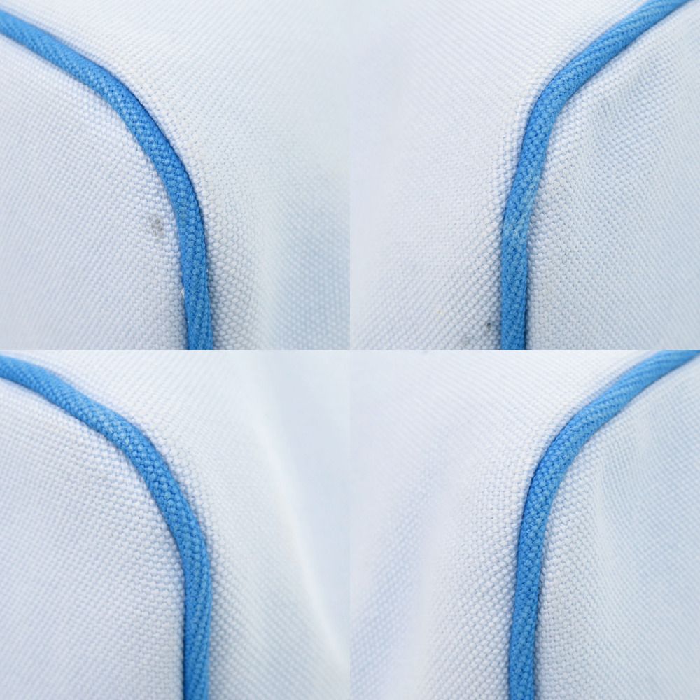 Hermes Bolide Pouch 30 GM Cotton Light Blue — view 4