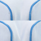 Hermes Bolide Pouch 30 GM Cotton Light Blue — view 4