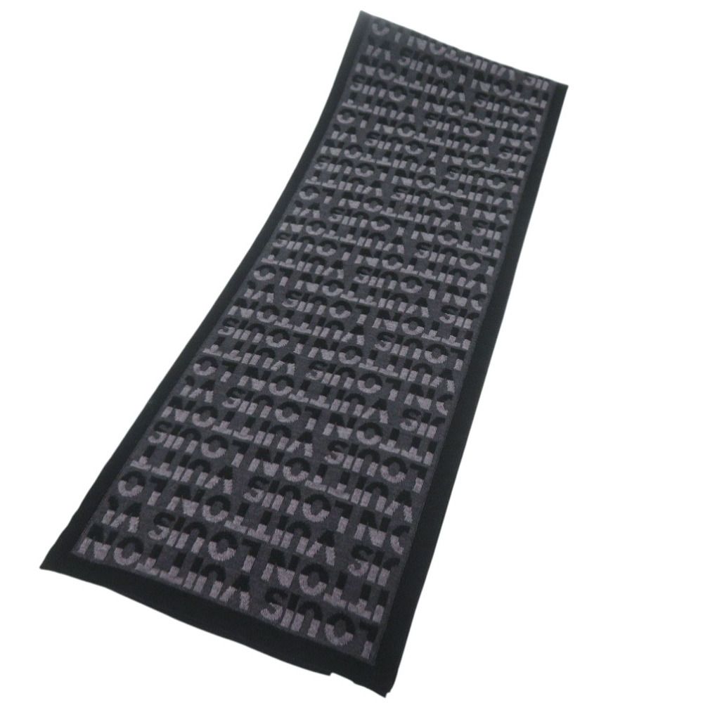 Louis Vuitton Echarpe LV Split Wool Anthracite Scarf Gray — view 3