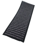 Louis Vuitton Echarpe LV Split Wool Anthracite Scarf Gray — view 3