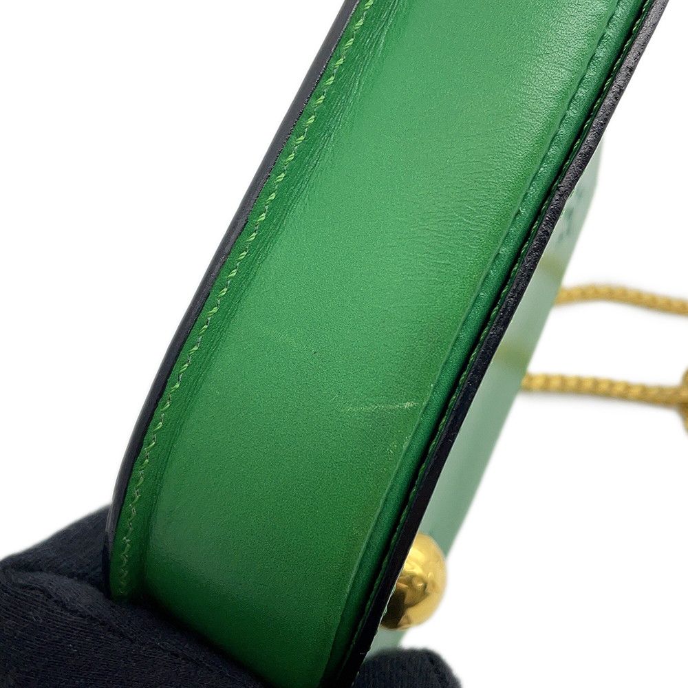 Celine Chain Shoulder Bag Star Ball Leather — view 8