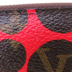 Louis Vuitton Wallet Monogram Pumpkin Dot LV YK Zippy — view 5