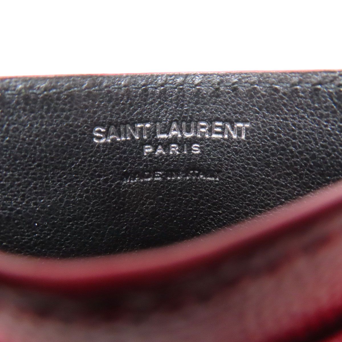 Saint Laurent Cassandra Card Case Leather — view 5