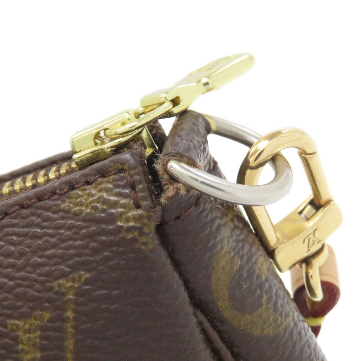 Louis Vuitton Pochette Pouch Monogram Canvas Brown — view 9