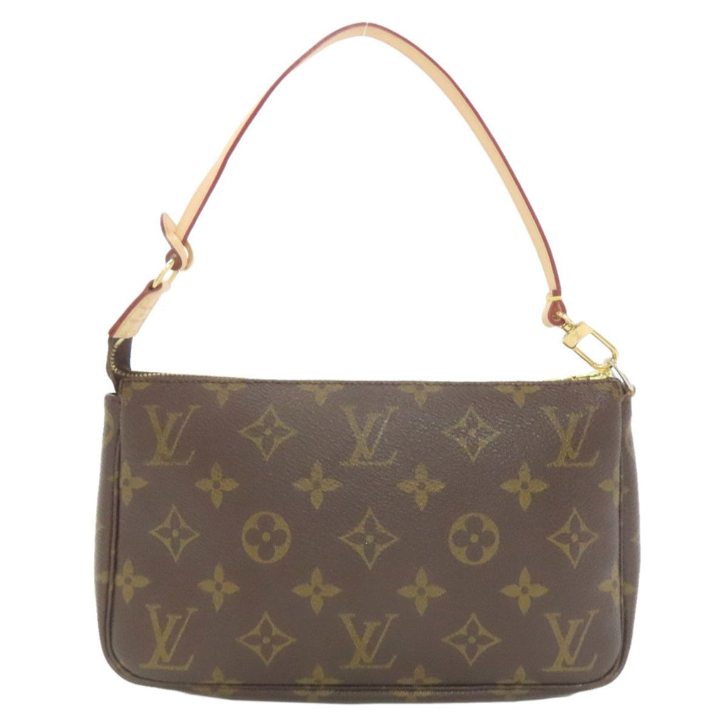 Louis Vuitton Pochette Pouch Monogram Canvas Brown — view 2