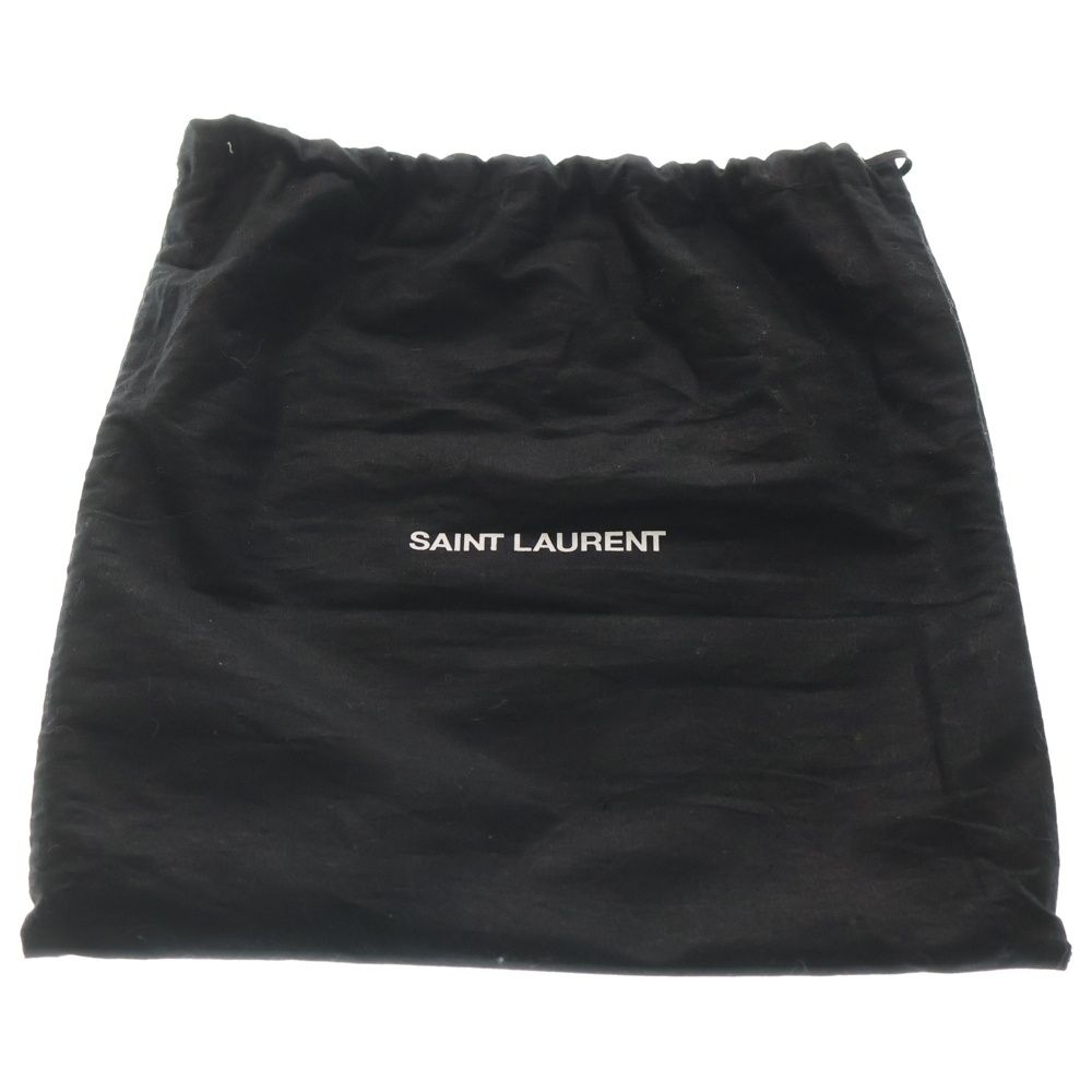 Saint Laurent Paris Suzanne Pave Crystal Satin Leather Shoulder Bag Top Handle — view 6