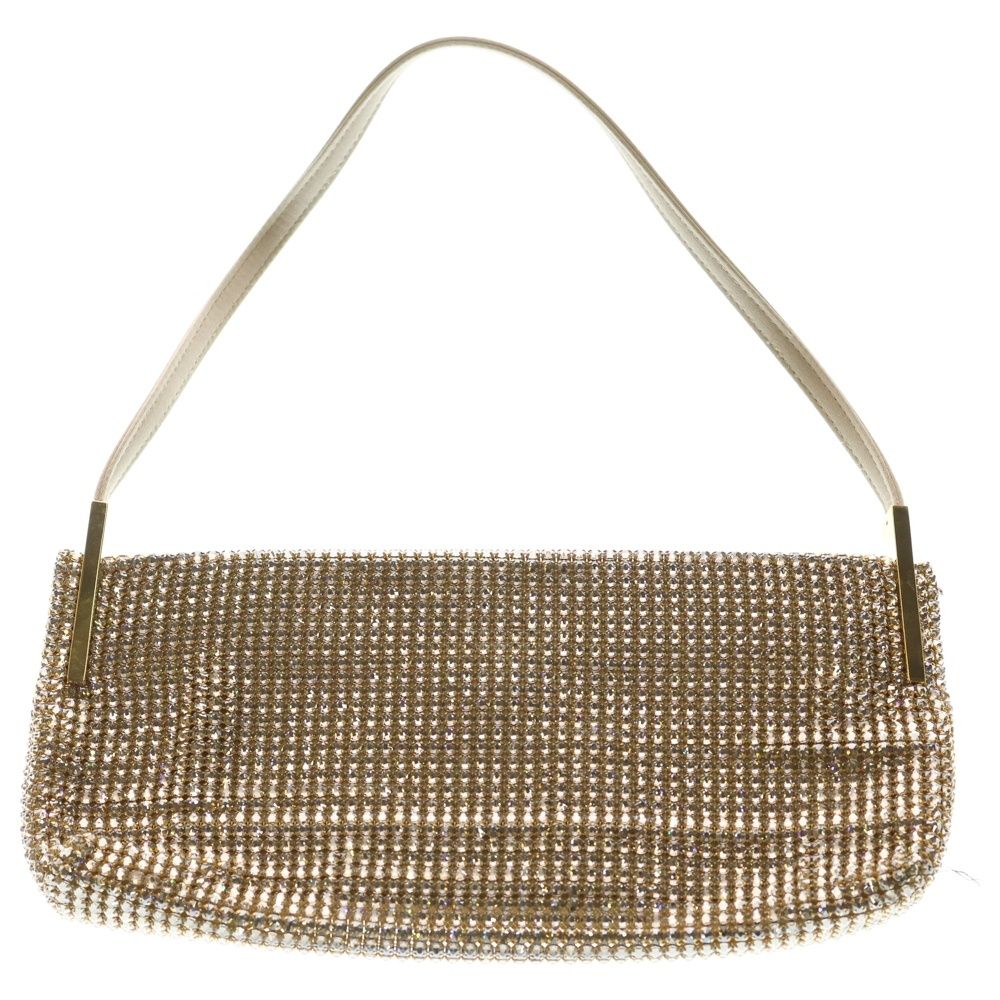 Saint Laurent Paris Suzanne Pave Crystal Satin Leather Shoulder Bag Top Handle — view 2